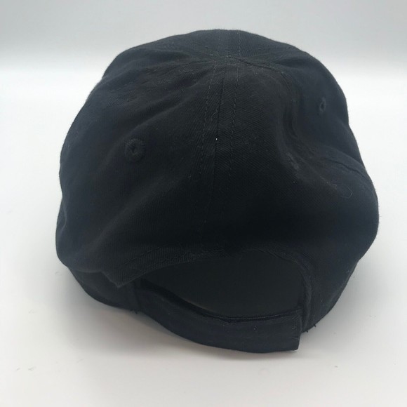 NIKE Swoosh Black Baseball Cap Just Do‎ It Hook & Loop Running Child Infant Hat - Picture 4 of 6